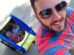 Deacon, Phoebe and Daddy go for a bike ride in the nice weather we’re having.